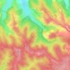 Mapa topográfico Sivens, altitud, relieve