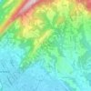 Mapa topográfico Colors, altitud, relieve