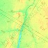 Mapa topográfico Mitchell, altitud, relieve