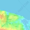 Mapa topográfico Neukirchen, altitud, relieve