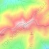 Mapa topográfico Mount Skokomish, altitud, relieve