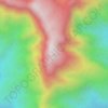 Mapa topográfico Mount Silay, altitud, relieve