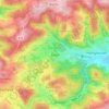Mapa topográfico Elsen, altitud, relieve