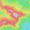 Mapa topográfico Forest Peak, altitud, relieve