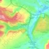 Mapa topográfico Crockerton, altitud, relieve