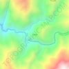 Mapa topográfico El Rollo, altitud, relieve