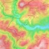 Mapa topográfico Burgsahr, altitud, relieve
