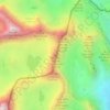 Mapa topográfico Point de Fond de Chambeyron, altitud, relieve