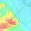Mapa topográfico Pattan, altitud, relieve