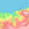 Mapa topográfico Lee, altitud, relieve