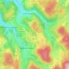 Mapa topográfico Sellmecke, altitud, relieve