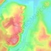 Mapa topográfico Chivres, altitud, relieve