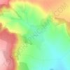 Mapa topográfico Ягнило, altitud, relieve