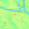Mapa topográfico Rajbari, altitud, relieve