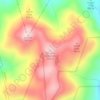 Mapa topográfico Sunapee Mountain, altitud, relieve