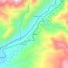 Mapa topográfico Copalillo, altitud, relieve