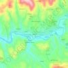 Mapa topográfico Soutelã, altitud, relieve