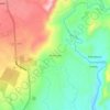 Mapa topográfico Manlungay, altitud, relieve