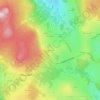 Mapa topográfico Bélistard, altitud, relieve