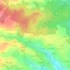 Mapa topográfico Les Petites Forges, altitud, relieve