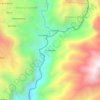 Mapa topográfico El Parnaso, altitud, relieve