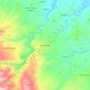 Mapa topográfico Masicampo, altitud, relieve