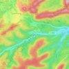 Mapa topográfico Langmühle, altitud, relieve