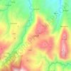 Mapa topográfico Sayawan, altitud, relieve