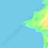 Mapa topográfico Spanish Point, altitud, relieve