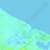 Mapa topográfico Daga, altitud, relieve