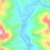Mapa topográfico Muchime, altitud, relieve