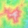 Mapa topográfico Monte d'Oro, altitud, relieve