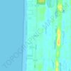 Mapa topográfico Oceanside, altitud, relieve
