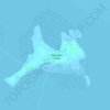 Mapa topográfico Molocaboc Island, altitud, relieve