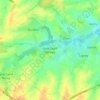 Mapa topográfico Lens-Saint-Servais, altitud, relieve