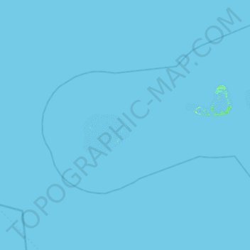 Mapa topográfico Magados Island, altitud, relieve