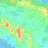 Mapa topográfico Tortí, altitud, relieve