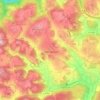 Mapa topográfico 72589, altitud, relieve