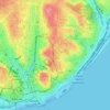 Mapa topográfico Graça, altitud, relieve