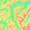 Mapa topográfico Simme, altitud, relieve