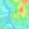 Mapa topográfico Cidade Verde, altitud, relieve