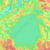 Mapa topográfico West Hawk Lake, altitud, relieve