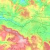 Mapa topográfico 37327, altitud, relieve