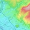 Mapa topográfico Rotenbühl, altitud, relieve