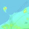 Mapa topográfico Al Shuweehat, altitud, relieve