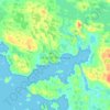 Mapa topográfico Puvirnituq, altitud, relieve