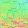Mapa topográfico Traun, altitud, relieve