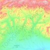 Mapa topográfico N'Kob انقوب, altitud, relieve