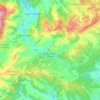 Mapa topográfico Reichenbach-Steegen, altitud, relieve