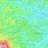 Mapa topográfico Penne, altitud, relieve